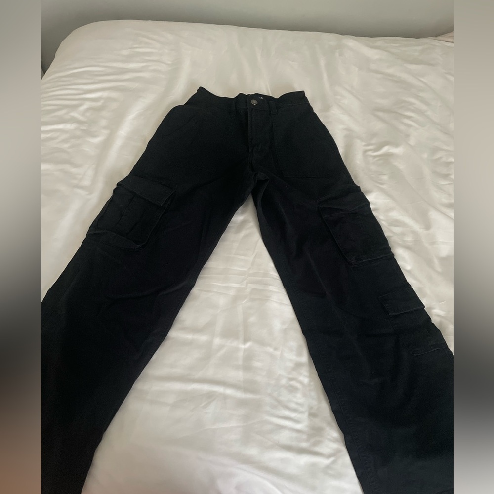 Hollister high waisted cargo pants